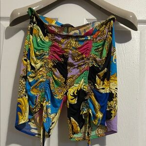 Colorful sexy shorts Women's Ruched Shorts